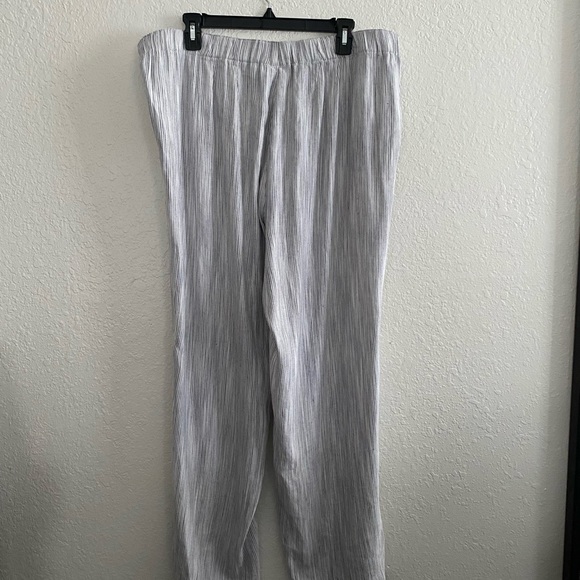 J. Jill Striped Stretch Linen Pants - Picture 4 of 8